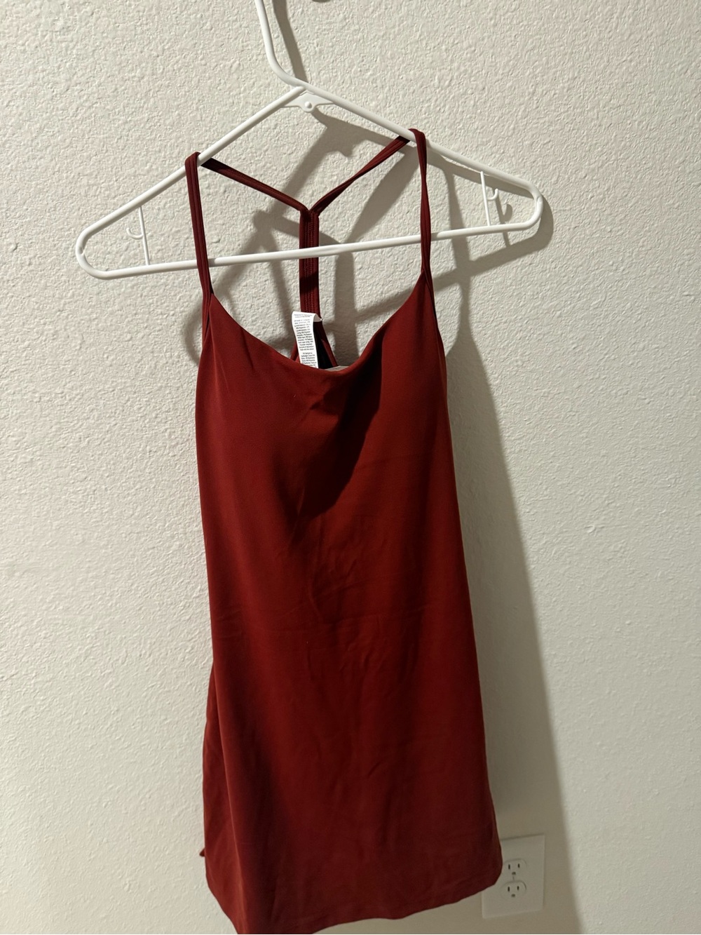 lululemon athletica cranberry charm dress with racerback